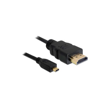 Cablu De Date Delock 82664 HDMI La Micro HDMI, 2 M, Negru Cablu De Date Delock 82664 HDMI La Micro HDMI, 2 M, Negru