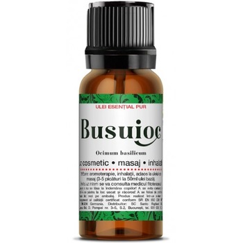 Ulei Esential de Busuioc Santo Raphael 10ml Ulei Esential de Busuioc Santo Raphael 10ml