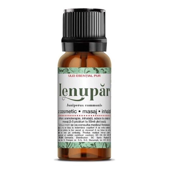 Ulei esential ienupar, 10ml, Santo Raphael