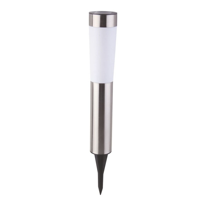 Hoff TH007B Napelemes Lámpa, rozsdamentes acél, LED, 54 cm