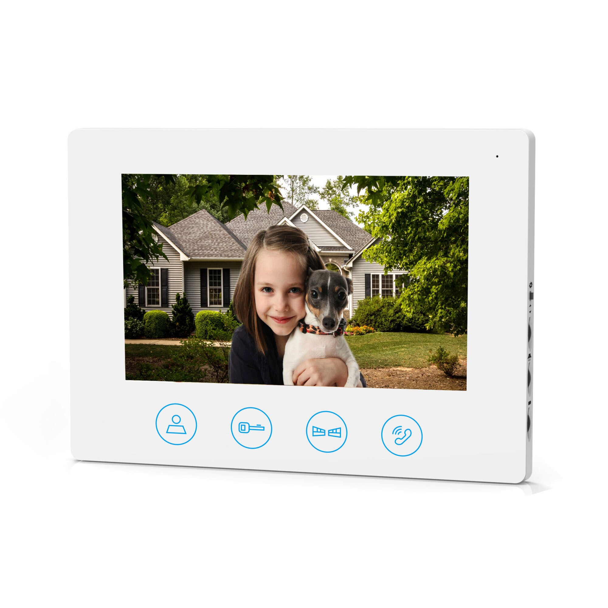 Monitor color Well Eagle pentru videointerfon, display 7 inch