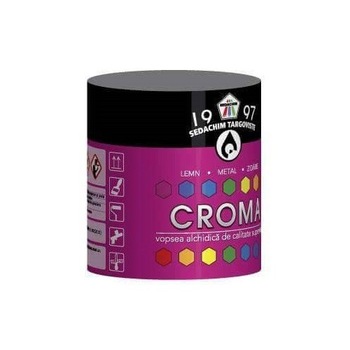 Vopsea alchidica economica Croma, 750 ml, Alb Vopsea alchidica economica Croma, 750 ml, Alb