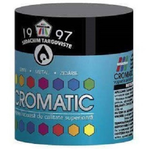 Vopsea alchidica super lucioasa Cromatic, 750 ml, Verde