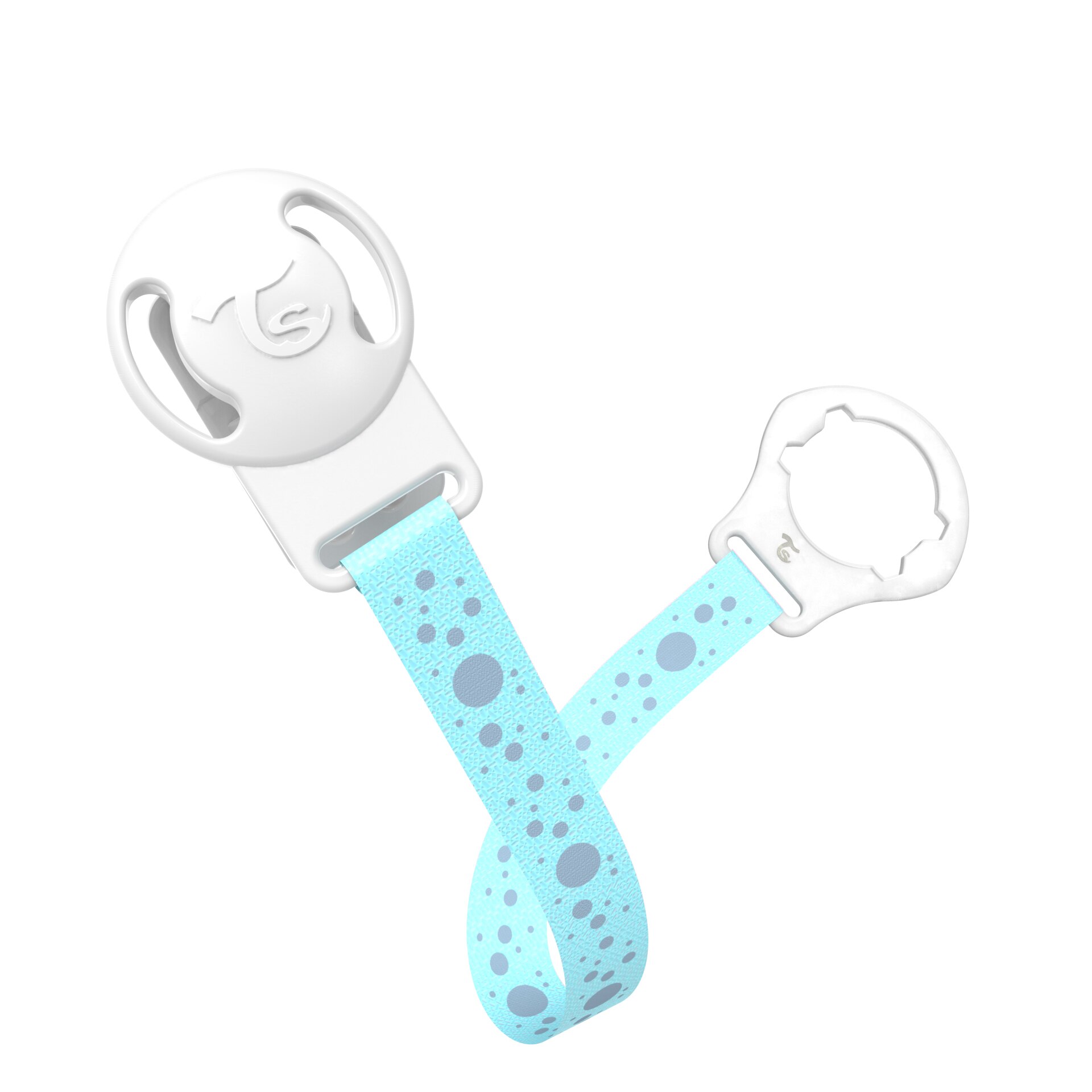 Clips suzeta bebe, Pastel Blue
