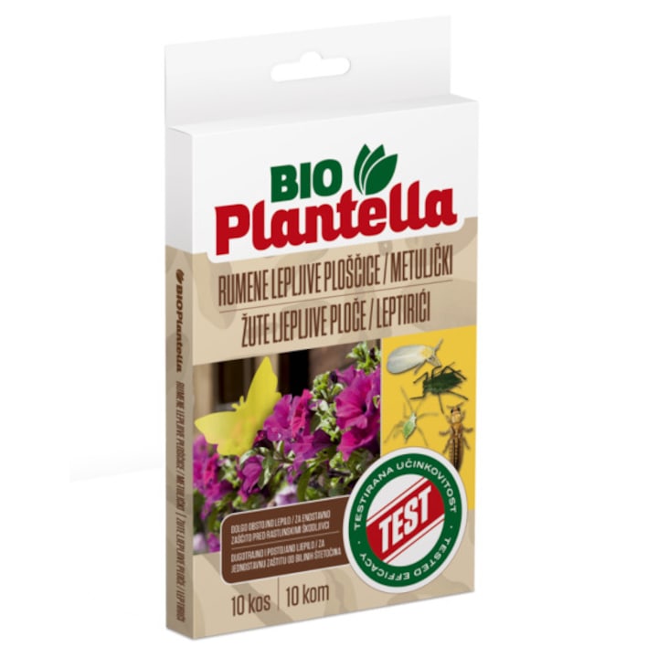 Bio Plantella Rovarírtó, öntapadós csapda, sárga