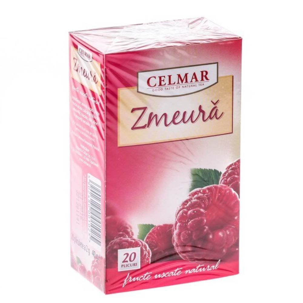 Cutie 20 Plicuri Ceai de Zmeura Celmar