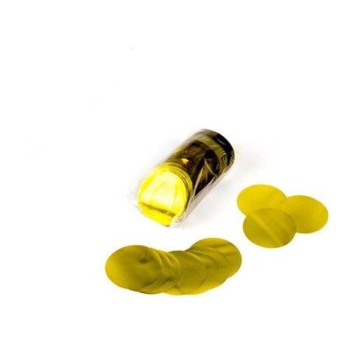 Punga 1 kg confetti pentru balaone, Rotunde, Gold