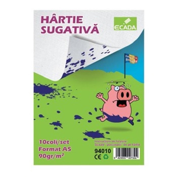 Hartie sugativa Daco, A5, 10 coli Hartie sugativa Daco, A5, 10 coli