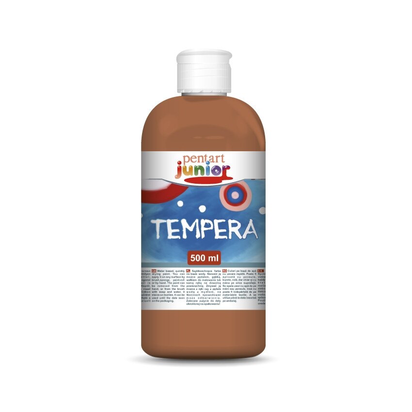Vopsea tempera metalizata pe baza de apa Pentart junior - bronz, 500 ml