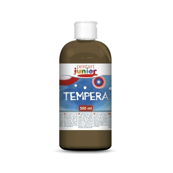 Vopsea tempera pe baza de apa Pentart junior - maro, 500 ml Vopsea tempera pe baza de apa Pentart junior - maro, 500 ml