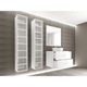 Set Modular Mobila Baie Eos 1 Alb Lucios, MDF