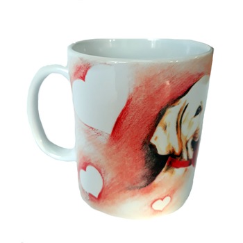 Cana ceramica, modelul: LOVE 2, capacitate: 300 ml Cana ceramica, modelul: LOVE 2, capacitate: 300 ml