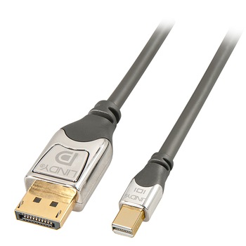 Cablu Mini DisplayPort la DisplayPort CROMO v1.2 T-T 2m, Lindy L36312 Cablu Mini DisplayPort la DisplayPort CROMO v1.2 T-T 2m, Lindy L36312