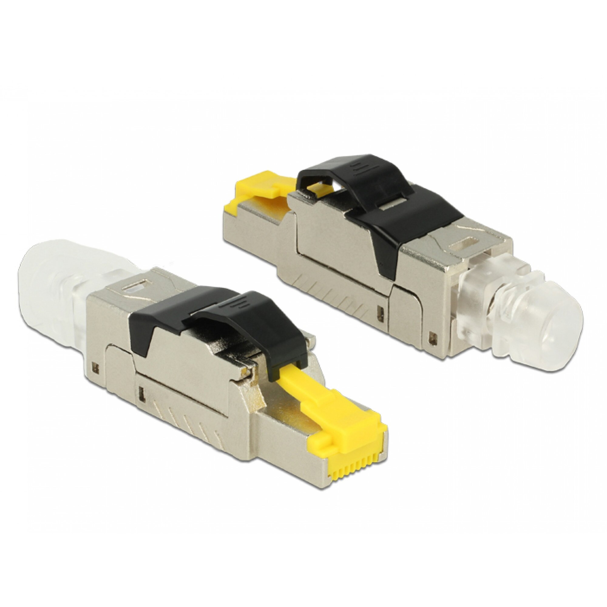 Conector de ansamblat RJ45 cat 6A metal, Delock 86285