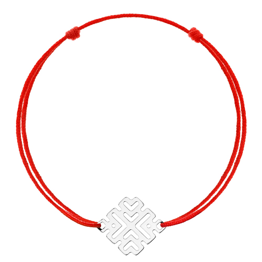 Bratara Kabbalah cu pandantiv din Argint 925 placat cu rodiu - Motiv Traditional