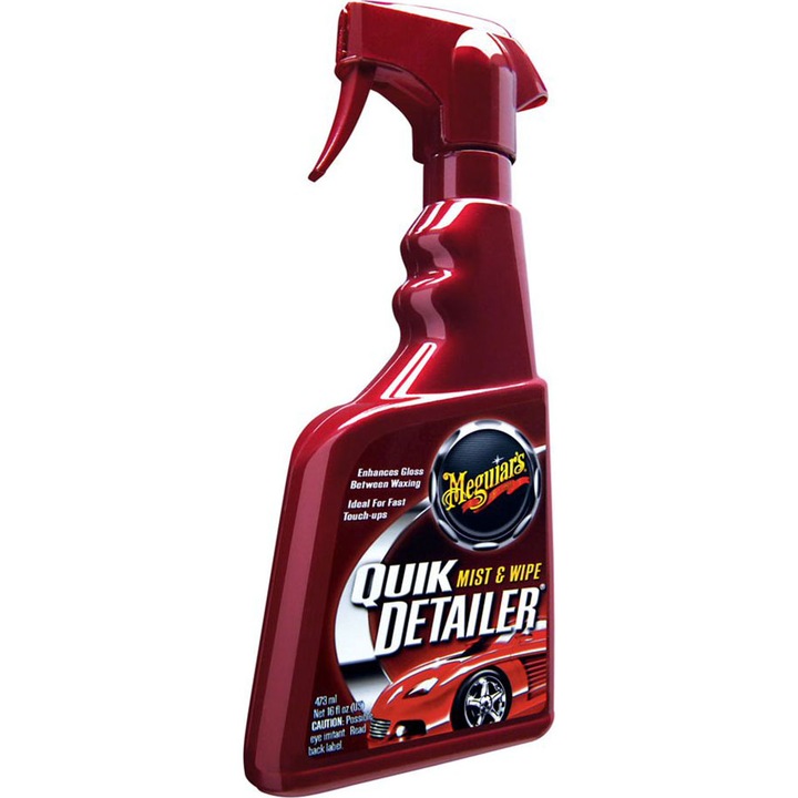 Solutie auto spray lubrificare inainte de curatare Meguiar's, 473ml, Quik Detailer Mist & Wipe