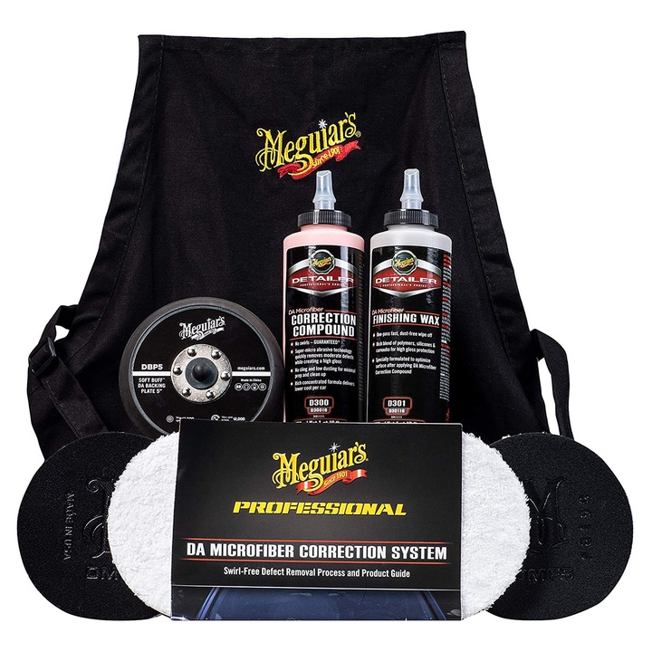 Kit corector pentru ochi Meguiar's, set 5, sistem de corectare, microfibră