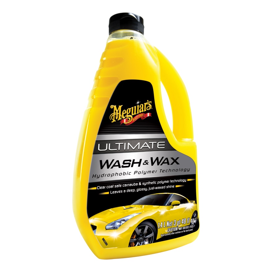 Sampon auto concentrat cu ceara protectie Meguiar's, 1.4L, Ultimate Wash & Wax EU