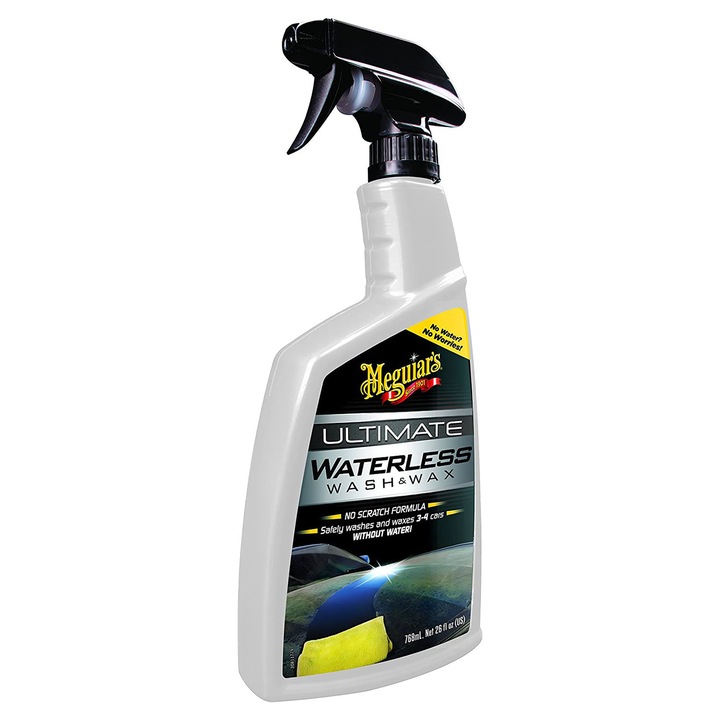 Meguiar's Waterless Wash & Wax Anywhere Viaszos spray víz nélküli tisztításhoz, 768ml