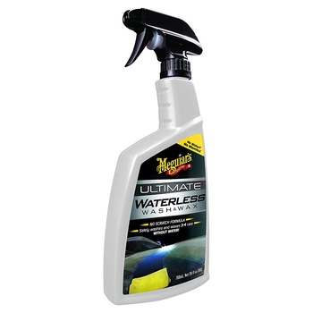 Solutie auto cu ceara pentru curatare fara apa Meguiar's, 768ml, Waterless Wash & Wax Anywhere Solutie auto cu ceara pentru curatare fara apa Meguiar's, 768ml, Waterless Wash & Wax Anywhere