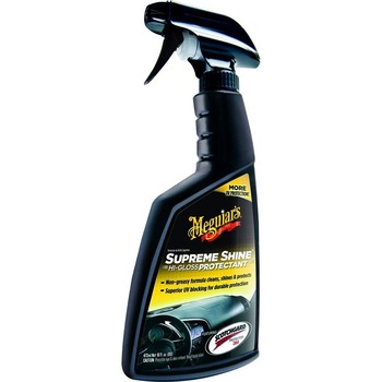 Solutie auto spray pentru interior Meguiar's, 473ml, Supreme Shine Protectant EU Solutie auto spray pentru interior Meguiar's, 473ml, Supreme Shine Protectant EU