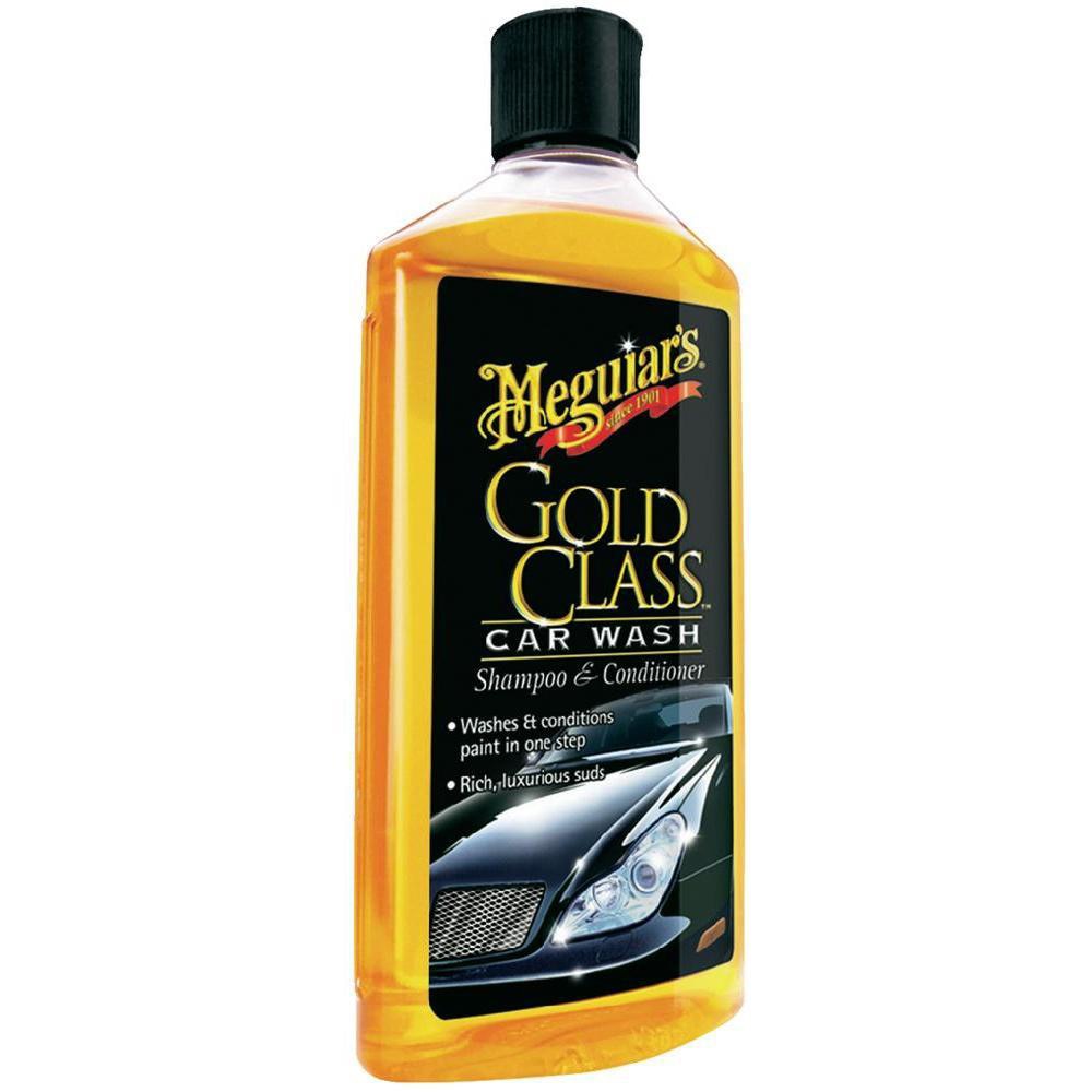 Sampon auto pentru spalare si ingrijire Meguiar's, 473ml, Gold Class Car Wash Shampoo & Conditioner