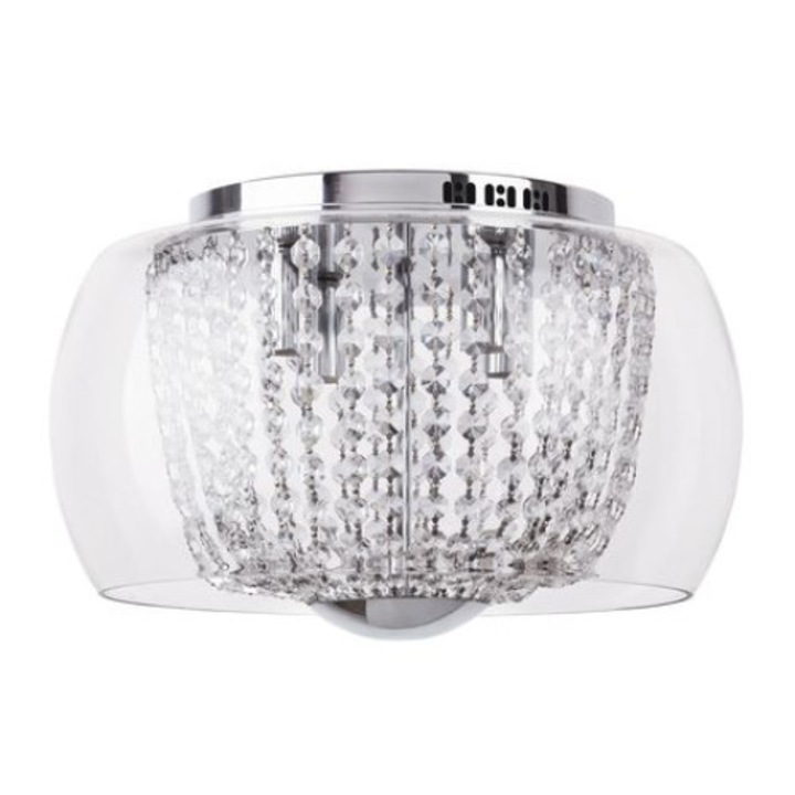 Плафониера Rabalux Samantha, 4X40W E14, Хром