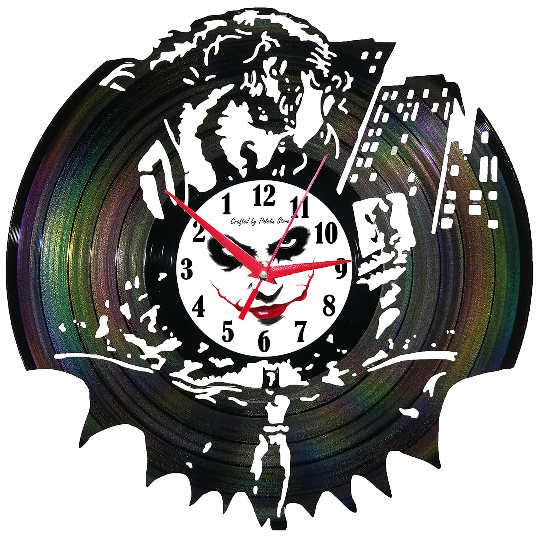 Ceas de perete disc vinil sens invers - Joker