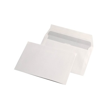 Plic C6 (114 x 162 mm), alb, siliconic, 10/set Plic C6 (114 x 162 mm), alb, siliconic, 10/set