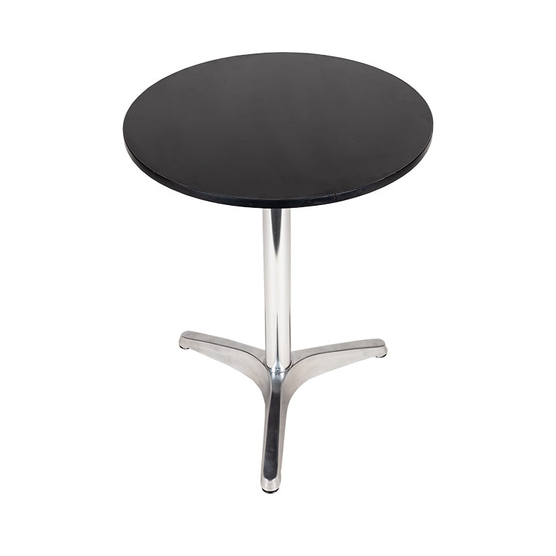 Masa bar Bianca rotunda , neagra