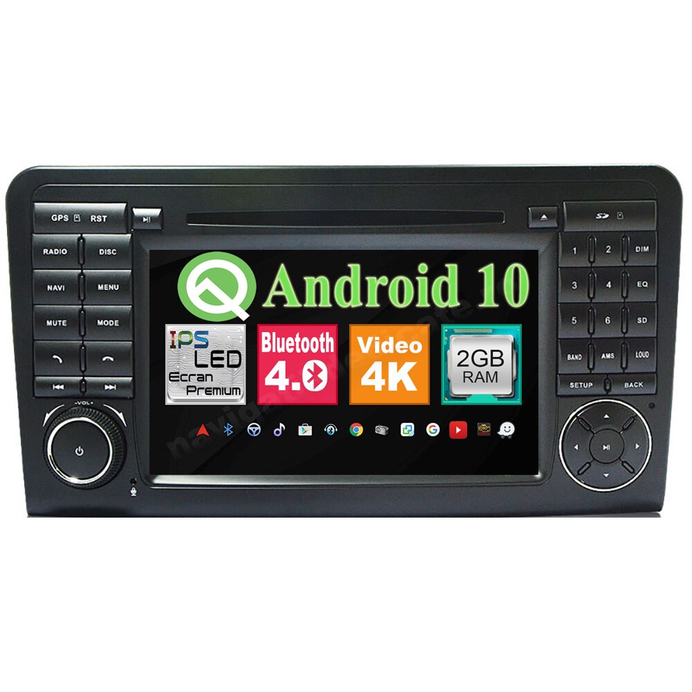 Navigatie Android Mercedes Benz Ml W164 Class Ecran IPS NAVD-MT219