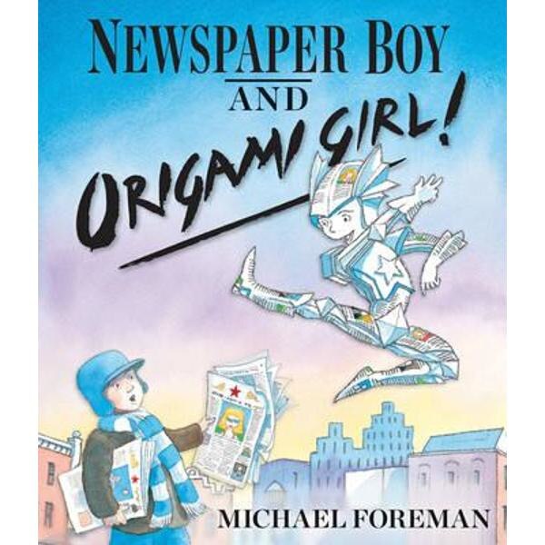 Newspaper Boy and Origami Girl