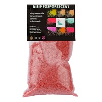 Nisip decorativ, GlowMania, orange fosforescent, 100 grame