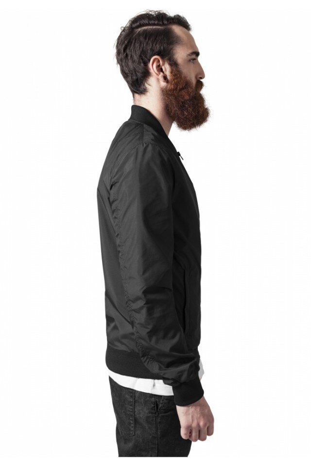 Men´s jacket // Urban Classics Gradient Bomber Jacket blk/gry