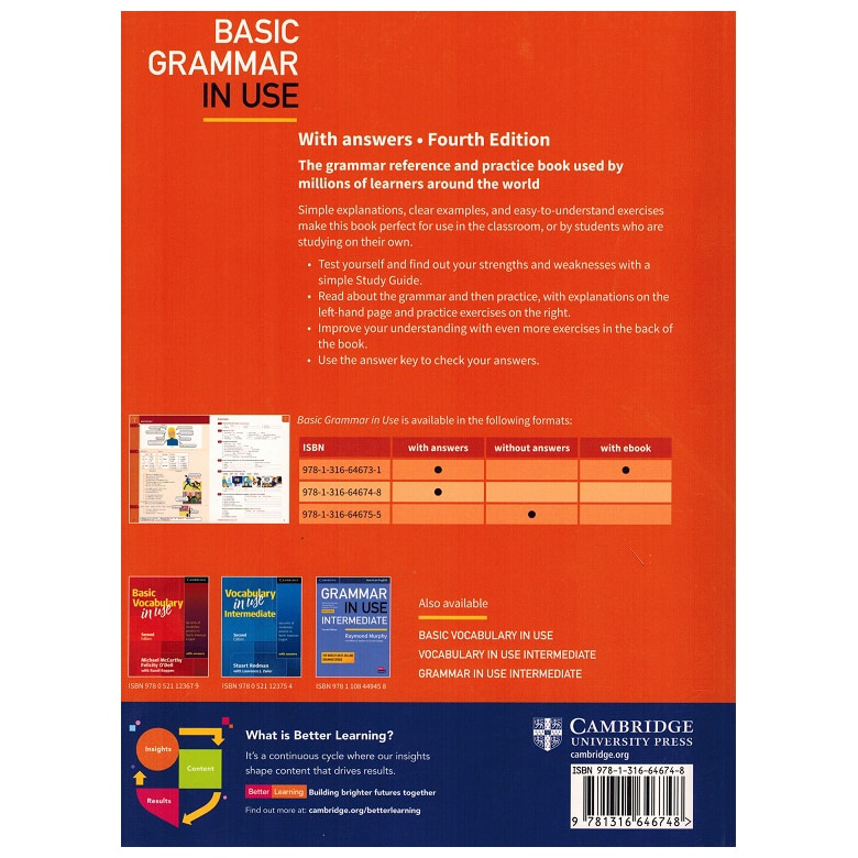 Basic Grammar in Use Student's Book with Answers Self-study Reference ...