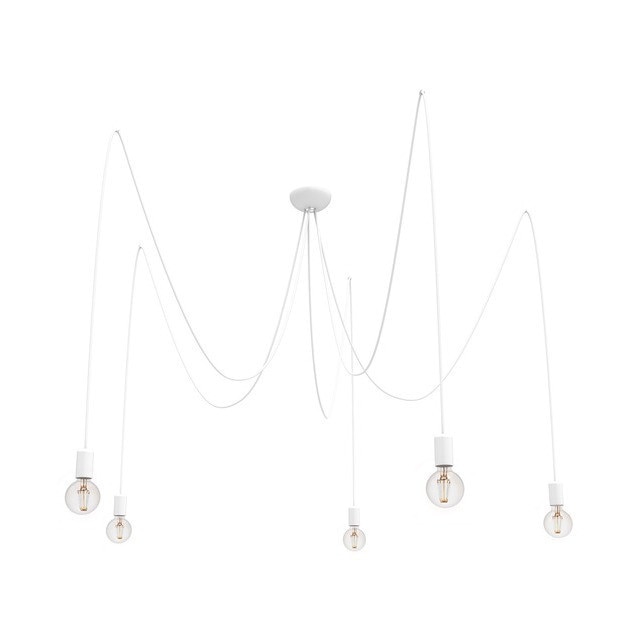 Lustra Spider white, Nowodvorski, 5xE27