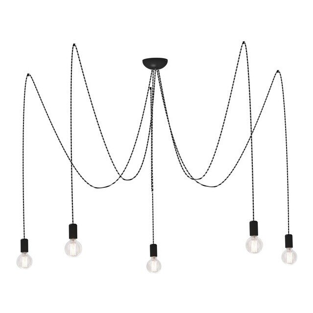 Lustra Spider gri, Nowodvorski, 5xE27