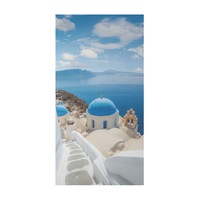 draperie tekstylialand landscape in greek style 140x260 cm multicolor imagen 0_0_0