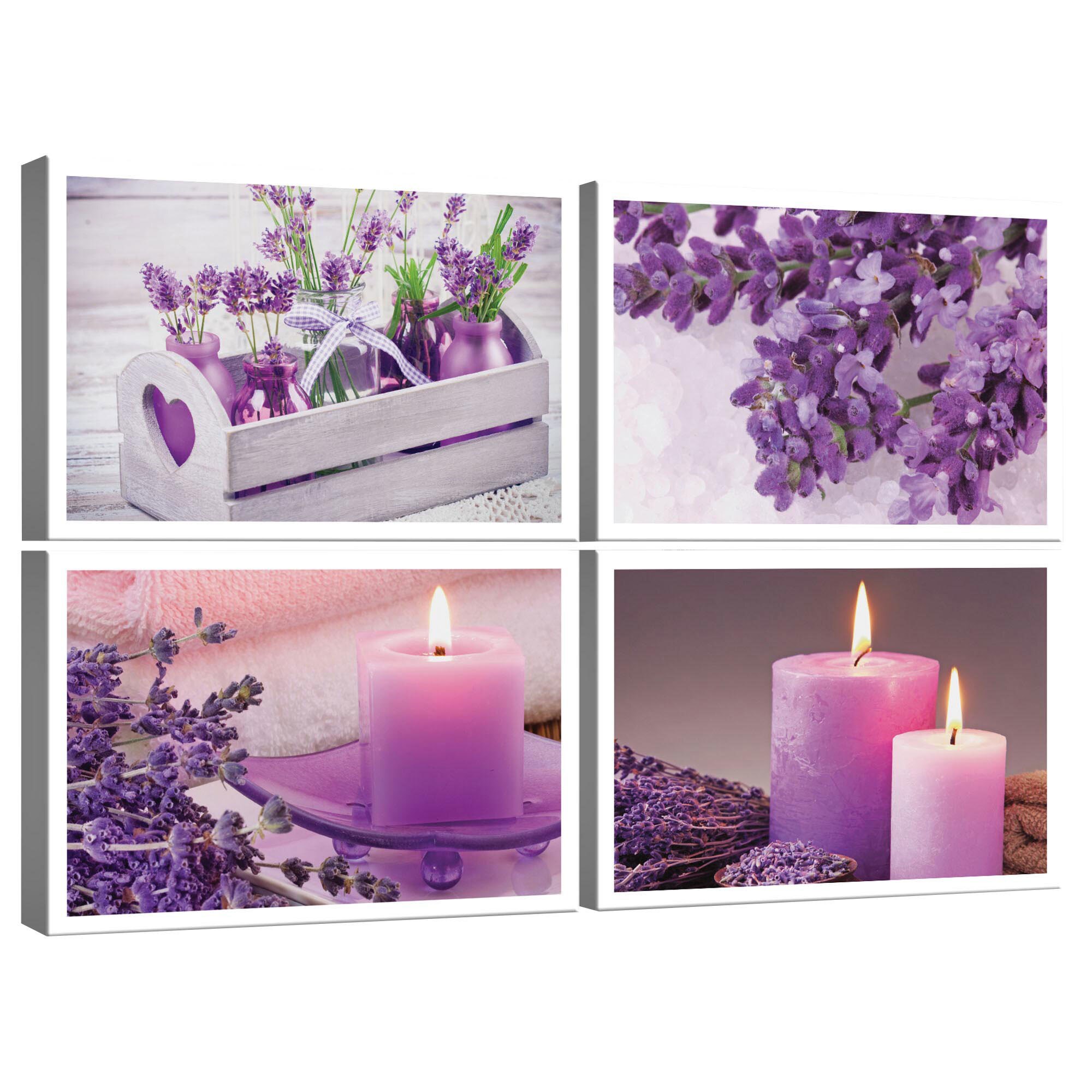 Set Tablouri DEGRETS 78389 Canvas, 80 x 120 cm, 4 piese (4x40x60 cm), Aromaterapie 2