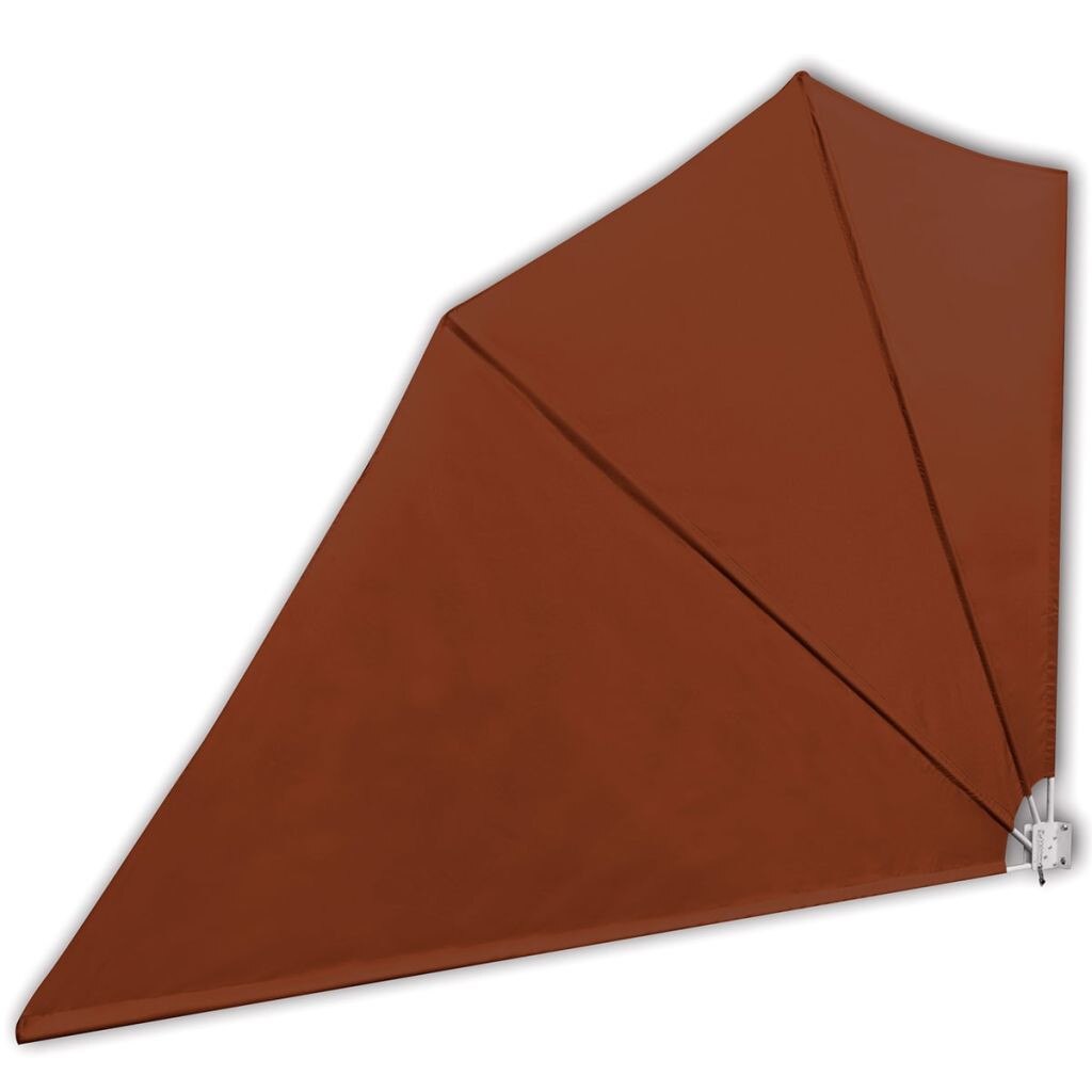 Paravan tubular pliabil, vidaXL, Tesatura, 160 x 240 cm, Maro