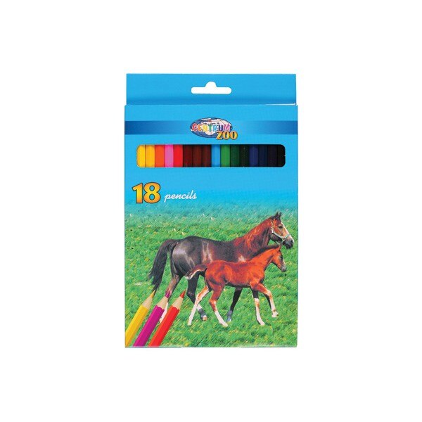 Creioane color Zoo 18 culori