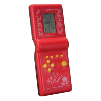 Consola joc clasic Brick Game 9999 in 1, rosu Consola joc clasic Brick Game 9999 in 1, rosu