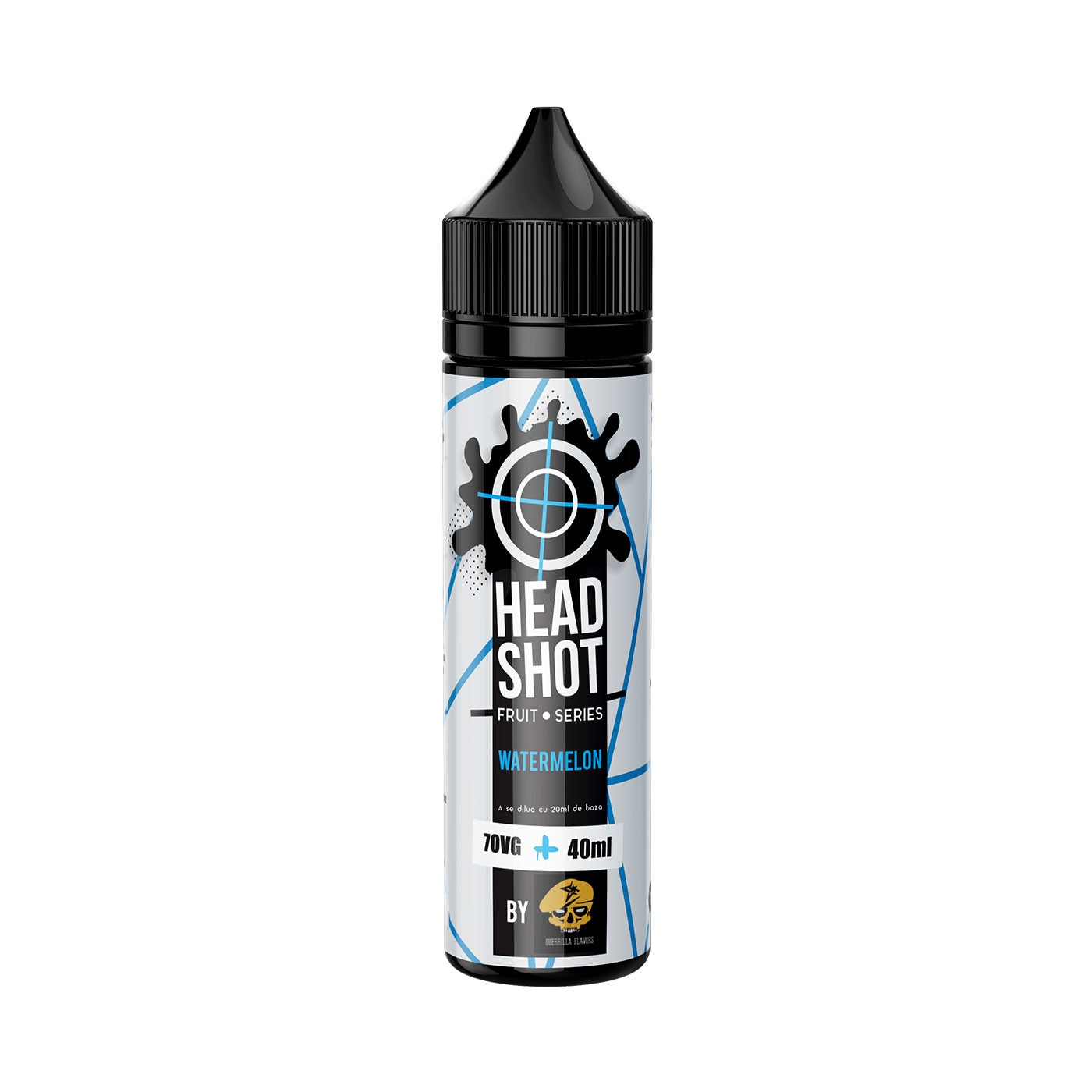 Lichid tigara electronica, GUERRILLA, HeadShot - Watermelon 40 ml fara nicotina