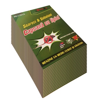 Set 20 capcane-cu lipici, tip carte Set 20 capcane-cu lipici, tip carte