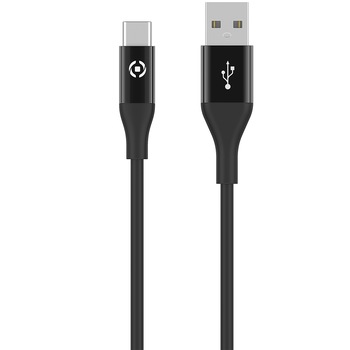 Cablu de date Celly, USB Type-C, 1m, Negru Cablu de date Celly, USB Type-C, 1m, Negru