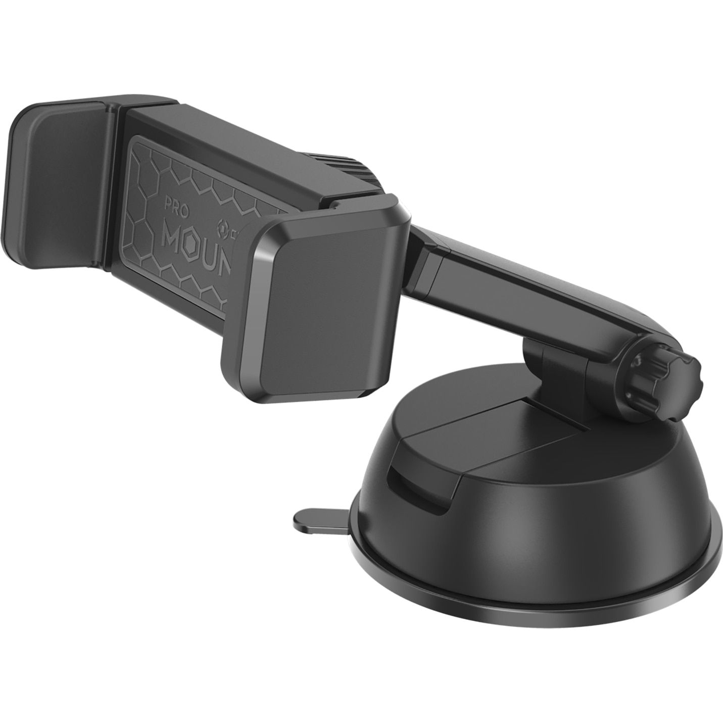 Suport auto Celly Pro Mount, cu prindere prin ventuza, Negru