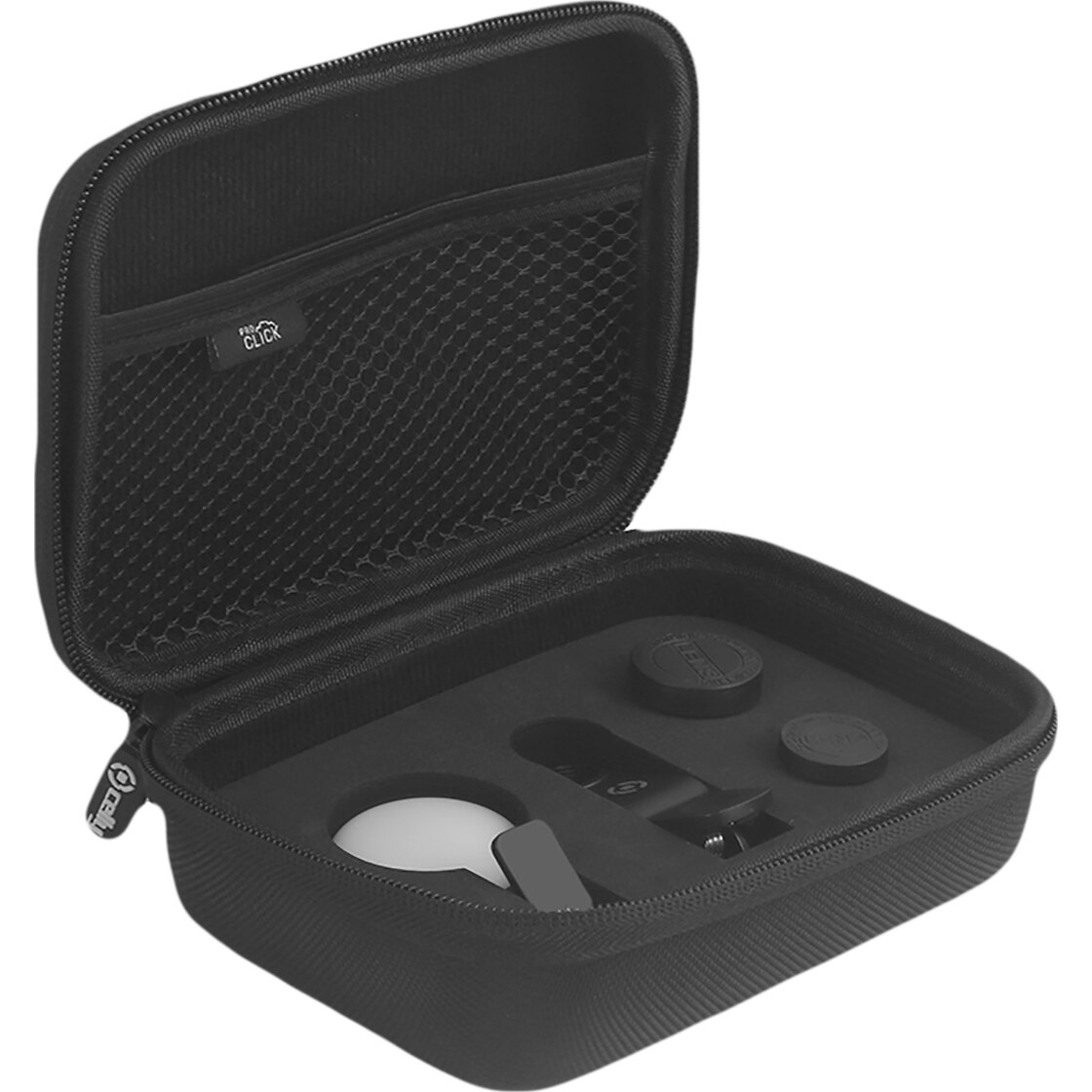 Kit Selfie Celly, lentire camera, clips si flash, Negru