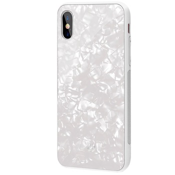 Husa de protectie Celly PEARL pentru Apple iPhone X/XS, Alb Husa de protectie Celly PEARL pentru Apple iPhone X/XS, Alb