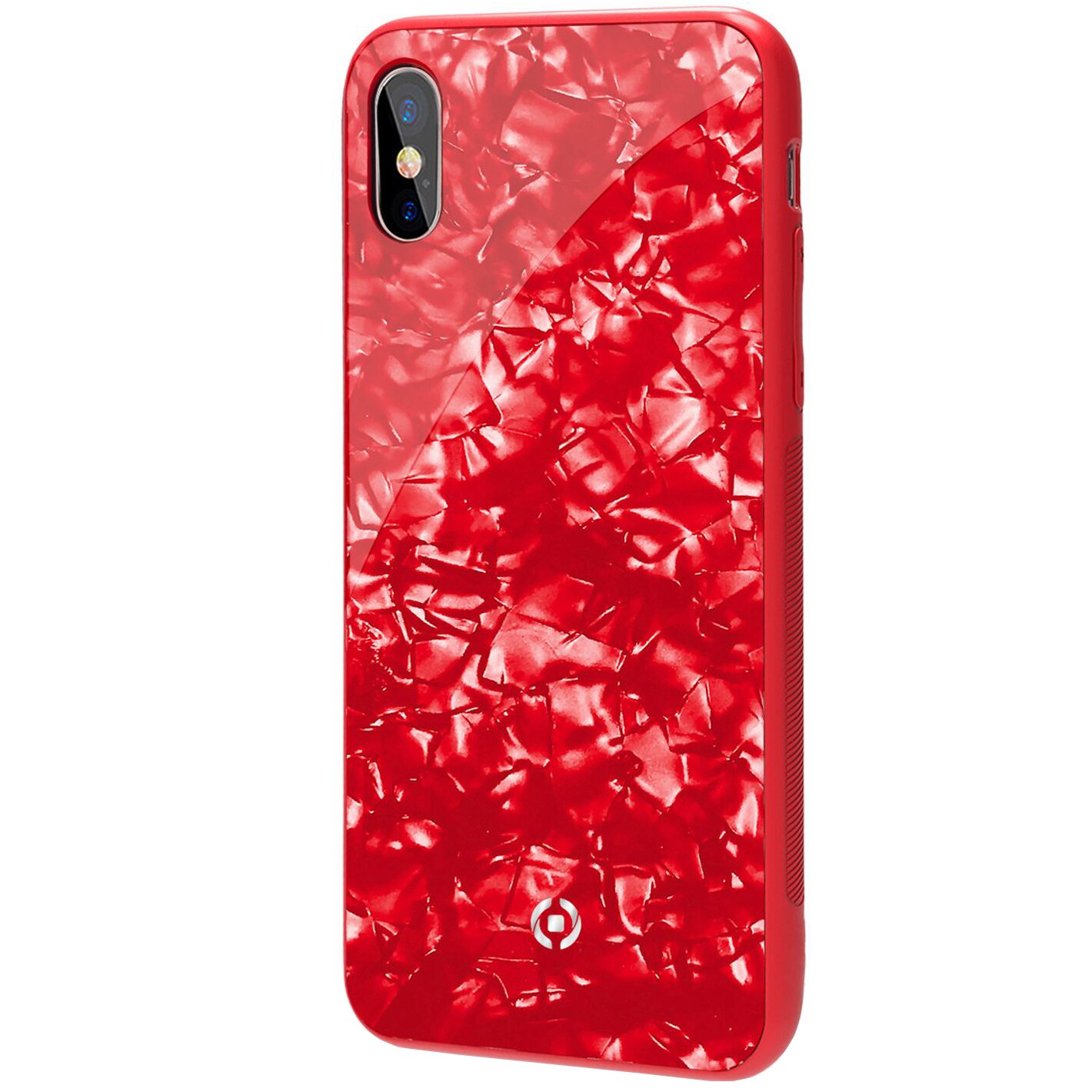 Husa de protectie Celly PEARL pentru Apple iPhone X/XS, Rosu