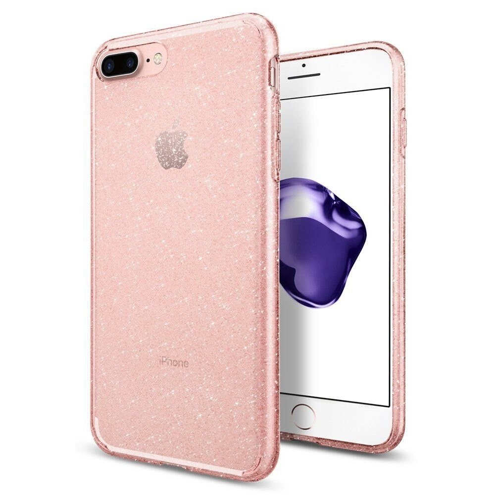 Husa iPhone 7 Plus / 8 Plus SPIGEN Liquid Crystal Glitter Pink